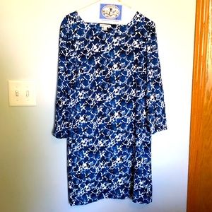J. Crew Mercantile long sleeve shift dress.